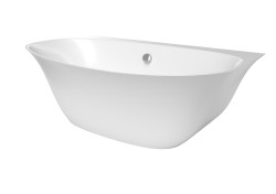 Voľne stojaca vaňa SAT Velin 170x86 cm liaty mramor ľavá aj pravá SATVE1700Z (SATVE1700Z)