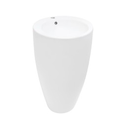 Voľne stojace umývadlo SAT Fusion 85x50 cm otvor pre batériu uprostred SATFUS8550 (SATFUS8550)