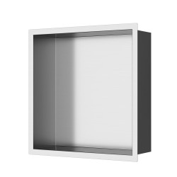 Vstavaná polička SAT Aurum kartáčovaná oceľ 33x33 cm SATAURN3030BS (SATAURN3030BS)
