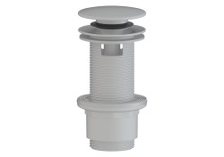 Výpust k umývadlu 5/4 SAT biela matná plast skracovateľný click clack SATAUCCXBM (SATAUCCXBM)