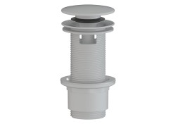 Výpust k umývadlu 5/4 SAT biela matná plast skracovateľný click clack SATAUCCXHBM (SATAUCCXHBM)