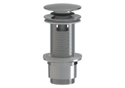 Výpusť k umývadlu 5/4 SAT chróm plast skracovateľný click clack SATAUCCX1 (SATAUCCX1)