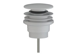 Výpust k umývadlu click clack SAT biela matná plast SATAUCCBM (SATAUCCBM)