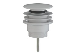 Výpust k umývadlu click clack SAT biela matná plast SATAUCCHBM (SATAUCCHBM)