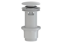 Výpust k umývadlu skracovateľný click clack 5/4 SAT biela lesklá plast SATAUCCXB (SATAUCCXB)