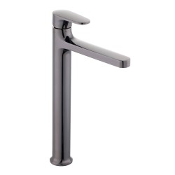 Vysoká umývadlová batéria SAT Dark bez výpuste PVD Gun Metal SATBSDA285P (SATBSDA285P)