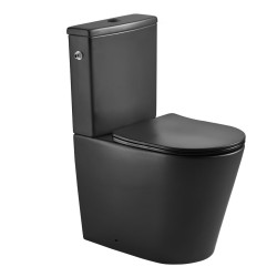 WC kombi komplet SAT Brevis vrátane dosky softclose, vario odpad čierny SATBRE031RREXVPBKM (SATBRE031RREXVPBKM)