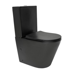 WC kombi komplet SAT Infinitio čierna matná mat vario odpad SATINF031VPSNBKM (SATINF031VPSNBKM)