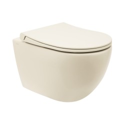 Wc s doštičkou softclose závesné VitrA S60 taupe mat zadný odpad 7510-020-6319 (7510-020-6319)