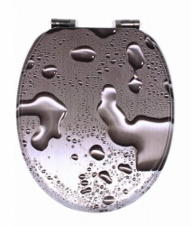 WC sedátko Schütte GREY STEEL | MDF, Soft Close (4008431801230)