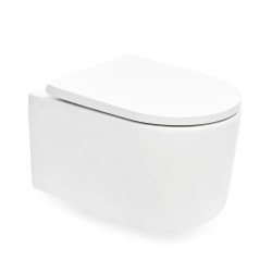 WC so sedadlom softclose závesné SAT biele rim-ex SAT72010RREXP (SAT72010RREXP)