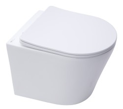 Wc závesné SAT Infinitio vrátane dosky softclose, zadný odpad SATINF010RREXP (SATINF010RREXP)