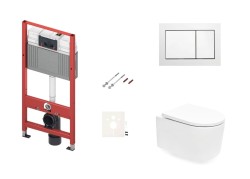 Závesný WC set do ľahkých stien / predstenová SAT SIKOTSTOR72400 (SIKOTSTOR72400)