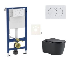 Závěsný WC set do lehkých stěn / předstěnová SAT Brevis SIKOGESBREBLD01 (SIKOGESBREBLD01)