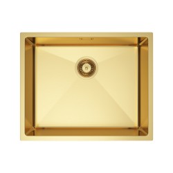 Zlatý oceľový drez s jednou misou 54 x 44 cm Velazo VELAZ(5444G)