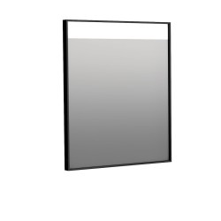 Zrkadlo Naturel 60x70 cm hliník čierna ALUZ6070CLED (ALUZ6070CLED)