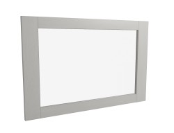 Zrkadlo Naturel Country 120x80 cm biela COUNTRYZRC120BI (COUNTRYZRC120BI)