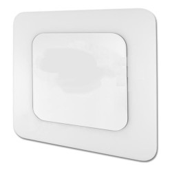 Zrkadlo Naturel Pavia 100x75 cm biela ZAP10075W (ZAP10075W)