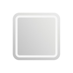 Zrkadlo s LED osvetlením Naturel Pavia 60x60 cm ZIL6060KRBV (ZIL6060KRBV)