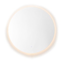 Zrkadlo s LED osvetlením, vyhrievanou fóliou a senzorom Naturel Project 60x60 cm ZPRKU60LED (ZPRKU60LED)