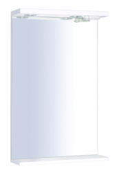Zrkadlo s osvetlením Keramia Pro 60x80 cm biela PROZRCK60IP (PROZRCK60IP)