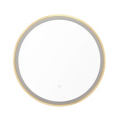 Zrkadlo so senzorom SAT 60x60 cm zlatá SATZLED60ZL (SATZLED60ZL)