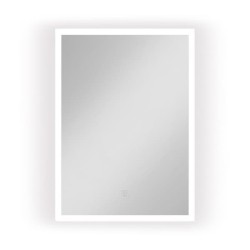 Zrkadlo so senzorom SAT Feel 50x70 cm biela SATZFEELOBLED5070 (SATZFEELOBLED5070)