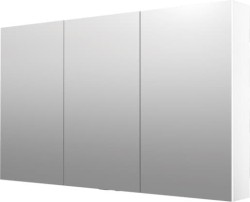 Zrkadlová skrinka Naturel 120x72 cm lamino biela lesklá GALCA1120BL (GALCA1120BL)