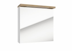 Zrkadlová skrinka Naturel Stilla + LED 60x60 cm biela STILLAE06017 (STILLAE06017)