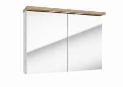 Zrkadlová skrinka Naturel Stilla + LED 80x60 cm biela STILLAE08002 (STILLAE08002)