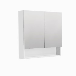 Zrkadlová skrinka SAT Cube Way 80x72 cm lamino GALCU3D80BP (GALCU3D80BP)